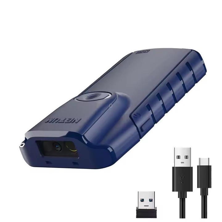 NETUM E950 Cell Phone Back Clip Portable 1/2 Code Wireless Bluetooth Scanner