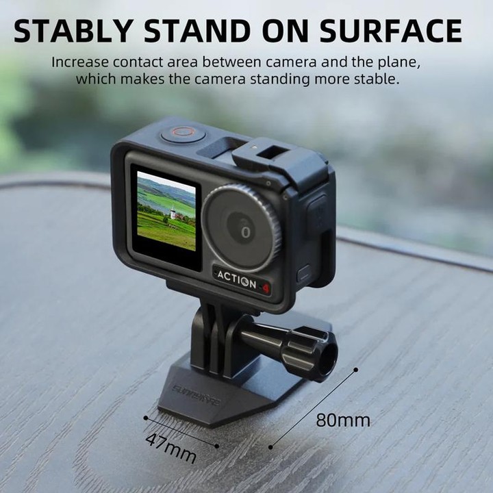 Sunnylife DZ762 Sports Camera Magnetic Dock Expansion Adapter Bracket(Black)