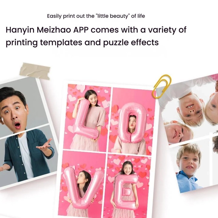 HPRT MT53 Small Color Photo Developer Portable Home Bluetooth Printer