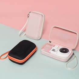Cwatcun D204 Small Convenient Microslice Storage Bag Compact Digital Camera Waterproof Hard Case(Black)