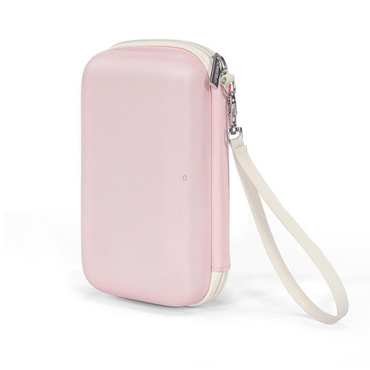 Cwatcun D204 Small Convenient Microslice Storage Bag Compact Digital Camera Waterproof Hard Case(Pink)