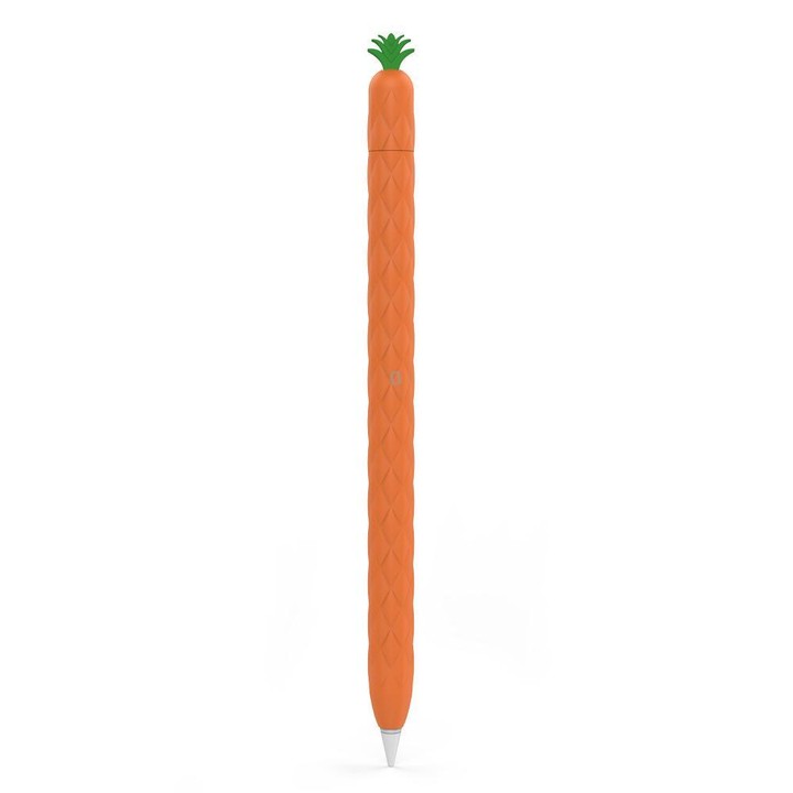 For Apple Pencil 2 AhaStyle PT106-2 Silicone Protective Pen Case(Orange)