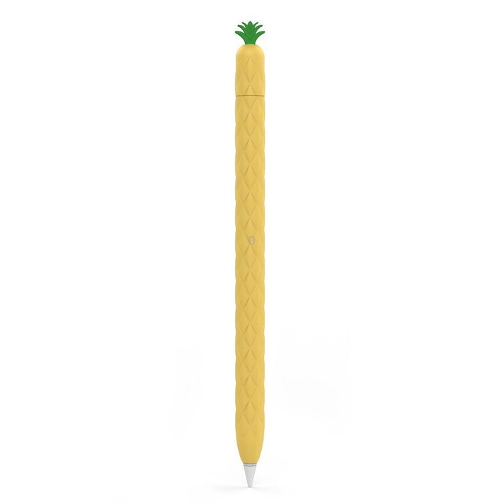 For Apple Pencil 2 AhaStyle PT106-2 Silicone Protective Pen Case(Yellow)