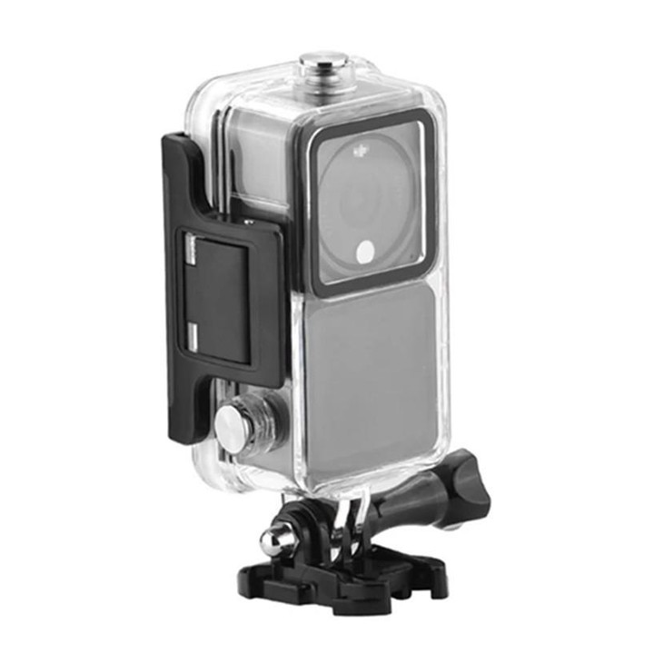 For DJI Action 2 60m Waterproof Case Diving Protective Case(Transparent)