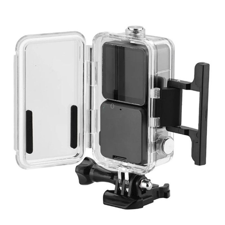 For DJI Action 2 60m Waterproof Case Diving Protective Case(Transparent)