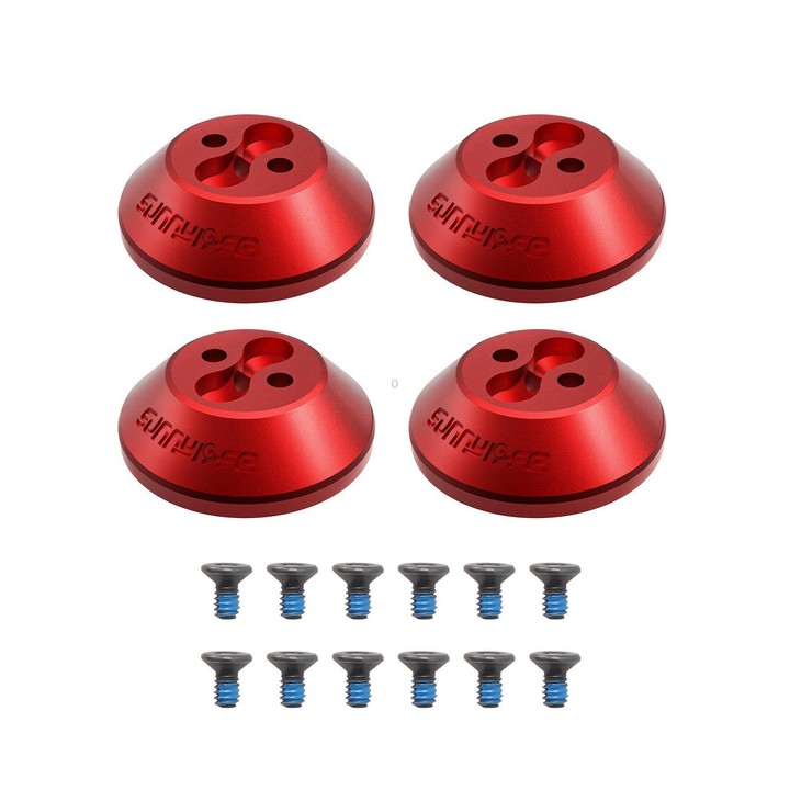 For DJI Avata 2 Sunnylife AT2-MD787 Motor Anti-dust Cover Aluminum Alloy Motor Protection Cover(Red)