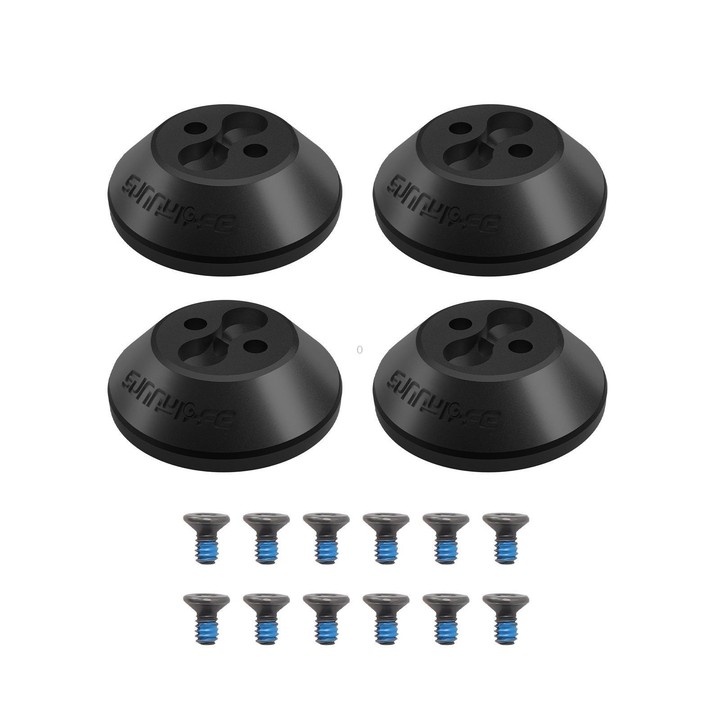 For DJI Avata 2 Sunnylife AT2-MD787 Motor Anti-dust Cover Aluminum Alloy Motor Protection Cover(Black)