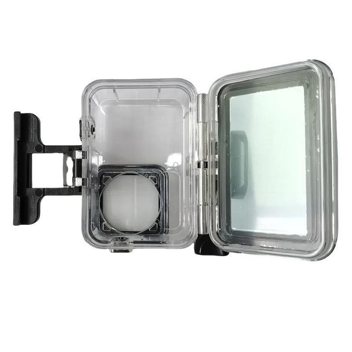 For DJI Osmo Action 3/4/5 Waterproof Case 5m Underwater Touchscreen Dive Housin(Transparent)