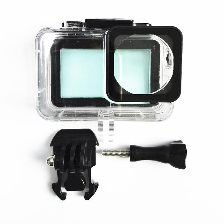 For DJI Osmo Action 3/4/5 Waterproof Case 5m Underwater Touchscreen Dive Housin(Transparent)