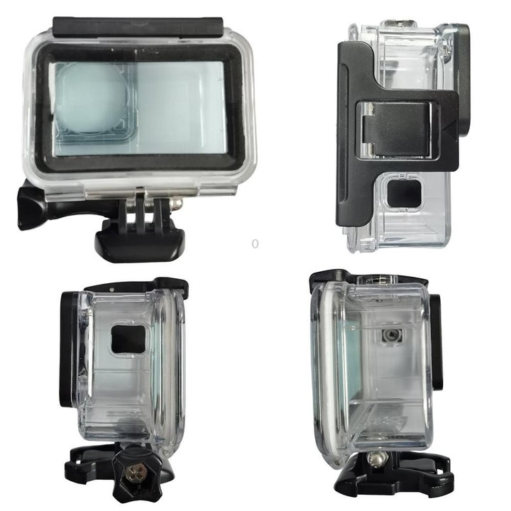For DJI Osmo Action 3/4/5 Waterproof Case 5m Underwater Touchscreen Dive Housin(Transparent)