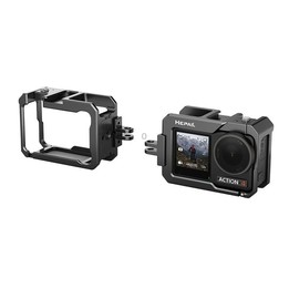 For DJL Action 4 / 3 HEPAIL C-AC4 Metal Rabbit Cage Anti-fall Heat Dissipation Protection Frame