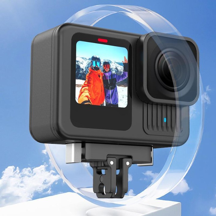 For GoPro HERO13 Black HEPAIL AC67 Magnetic Metal Quick Release Base