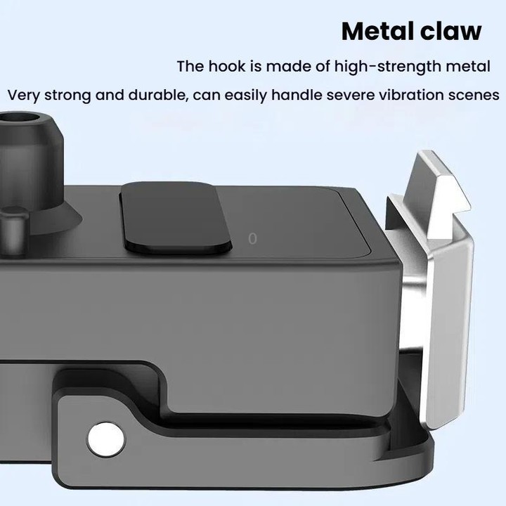 For GoPro HERO13 Black HEPAIL AC67 Magnetic Metal Quick Release Base