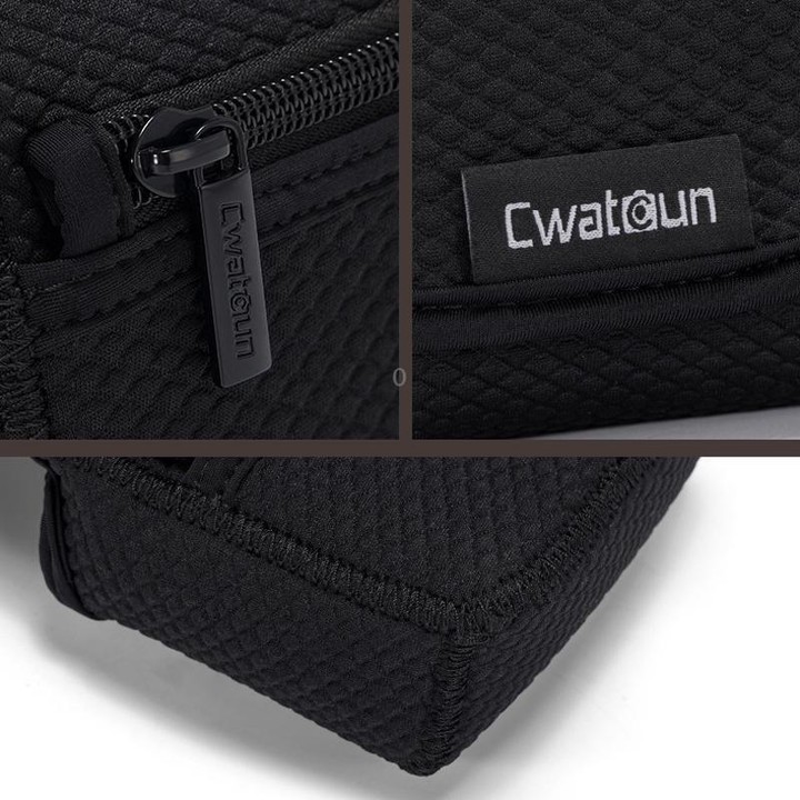 Cwatcun D200 Small Card Camera Bag Scratch-resistant Wear-resistant Portable Camera Bag(Camouflage)