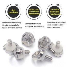 TF3425 2pcs M4 Quick Release Screw Camera Drone Shoulder Strap Lanyard Screw
