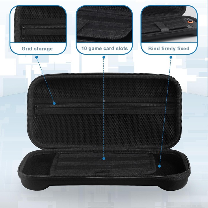 For Nintendo Switch 2 EVA Hard Shell Carrying Case Shockproof Anti-Crush Protective Travel Case