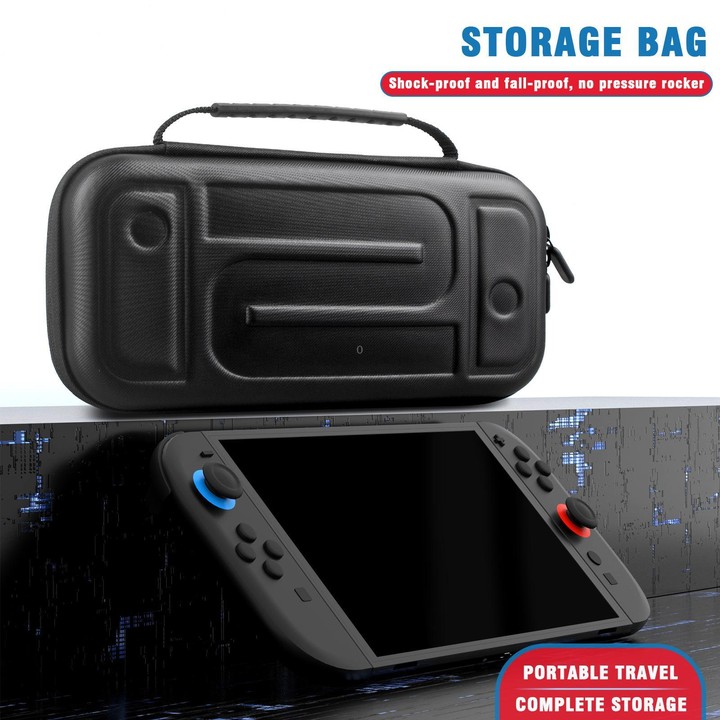 For Nintendo Switch 2 EVA Hard Shell Carrying Case Shockproof Anti-Crush Protective Travel Case
