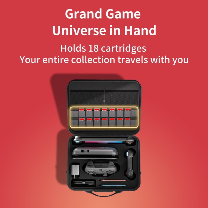 For Nintendo Switch 2 STARTRC GAMES Multifunctional Storage Bag Handbag Portable Crossbody Bag(Black)