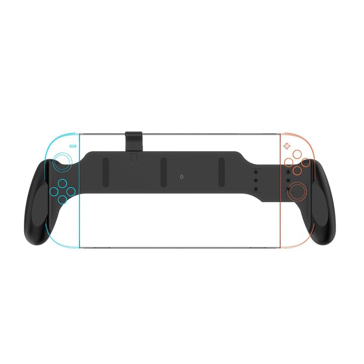 For Nintendo Switch 2 / Switch / Switch OLED Ergonomic Anti-Slip Grip Handle(Black)