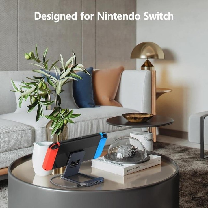 For Nintendo Switch / Switch 2 / Switch OLED Game Console Base HD Video Converter 3 In 1 Expansion Dock For TV Screen Mirroring(