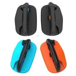 2pcs For Nintendo Switch 2 Handle Bracket Mini Portable Mouse Base(Black)