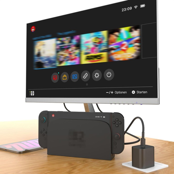 For Nintendo Switch 2 Fast Charger 60W Power Adapter Wall Plug With USB-C Cable US Plug