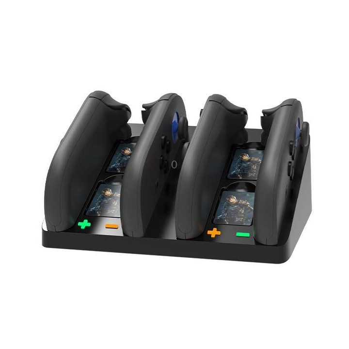 4-in-1 Charging Dock for Nintendo Switch 2 Joy-Con Charging for 4 Controllers with 4 Memory Card Slots