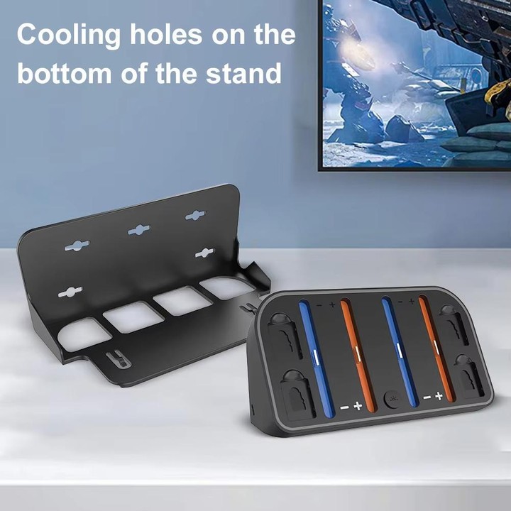 For Nintendo Switch 2 JoyCon Wall-Mounted Charging Dock with RGB Lighting