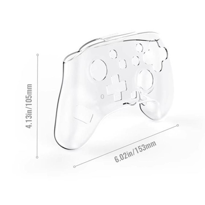 For Nintendo Switch 2 Pro Handle PC Protective Case(Transparent)