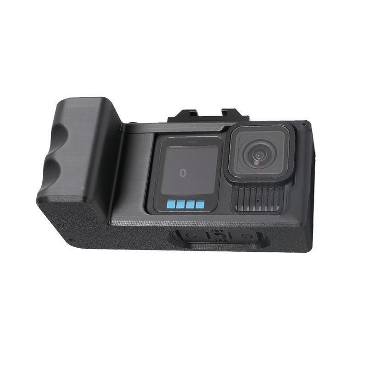 Street Vlogging Handle For GoPro HERO13 Black / 12 Black / 11 Black / 10 Black / 9 Black(Black)