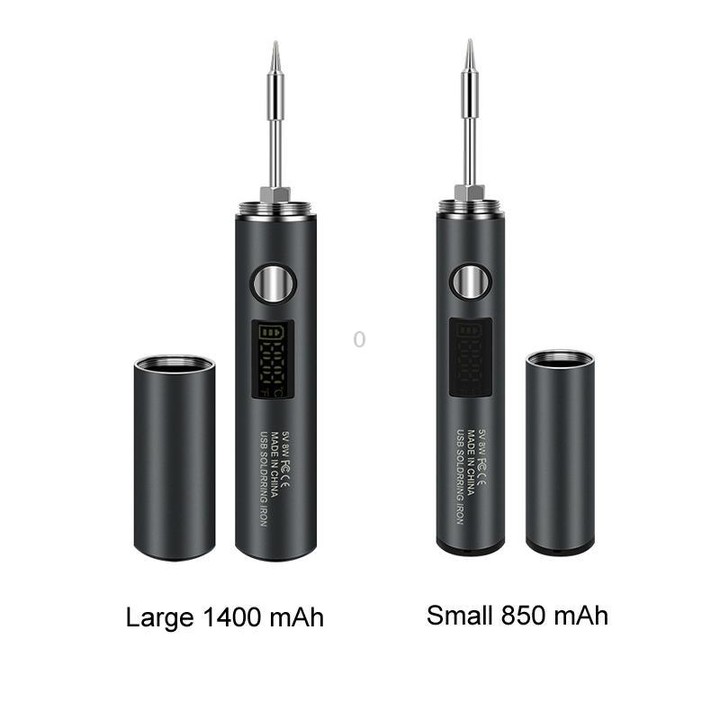Mini USB Portable Wireless Digital Display Soldering Iron, Specification: Large 1400 mAh