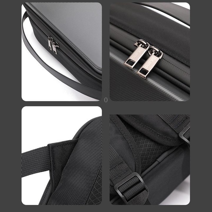 For DJI Mavic 4 Pro Fly More Combo / Creator Combo BKANO Hard Shell Backpack Storage Bag(Black)