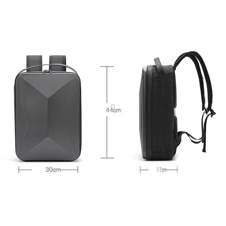 For DJI Mavic 4 Pro Fly More Combo / Creator Combo BKANO Hard Shell Backpack Storage Bag(Black)