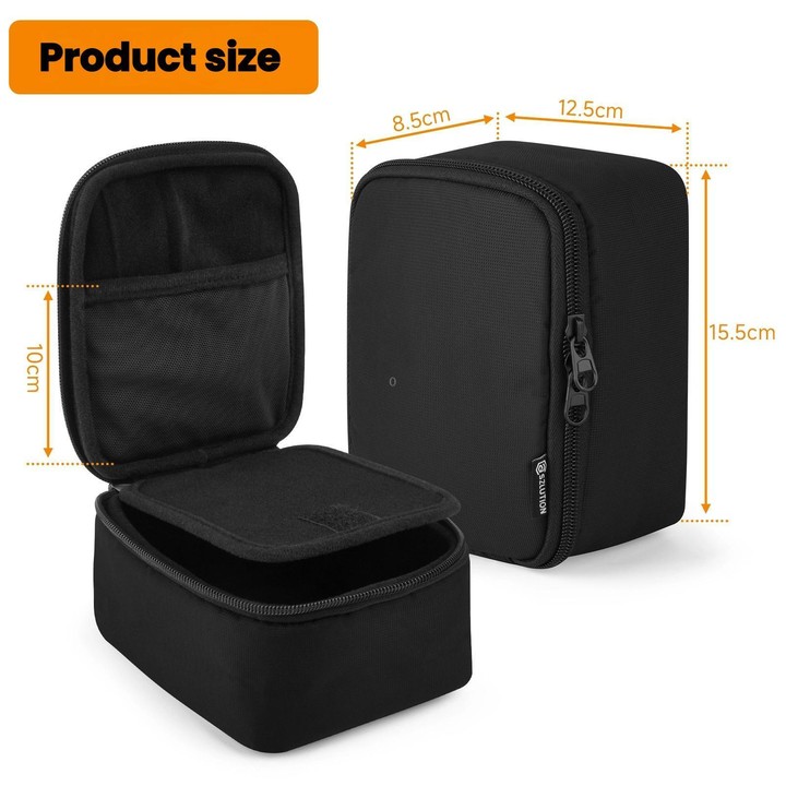 Multifunctional Wireless Charger Portable Storage Bag(Black)