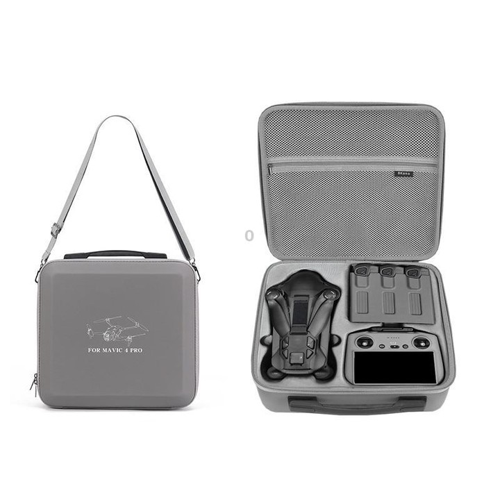 For DJI Mavic 4 Pro Fly More Combo BKANO Shoulder Bag Handbag Storage Box(Gray)