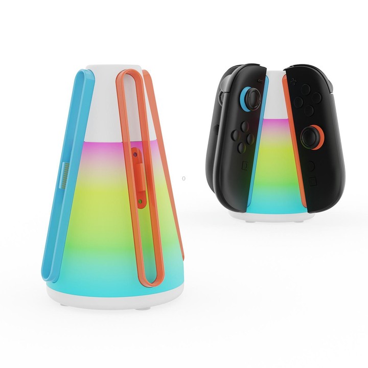 For Nintendo Switch 2 Joy-Con Controllers ipega 4-in-1 Charging Dock Quad Charger Station with RGB Light