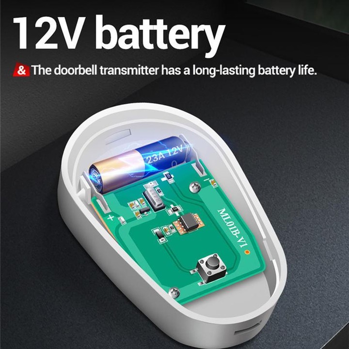 ANENG Home Intelligent Electronic Remote Control Waterproof Wireless Doorbell, Specification: One Press One Ring