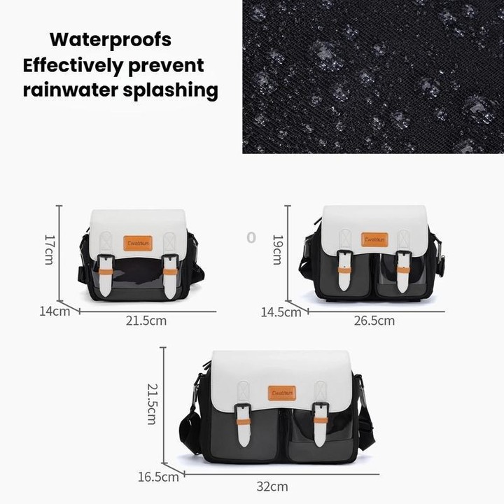 Cwatcun D219 Small Single Shoulder Camera Bag Multifunctional Photography Bag