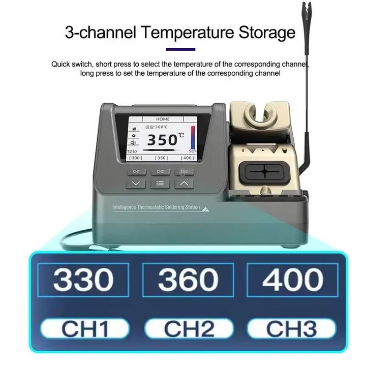 GVM H3 Smart 3 In 1 Electric Welding Station Mainboard Soldering Iron Smartphone Repair Smart Constant Temperature Soldering Iro