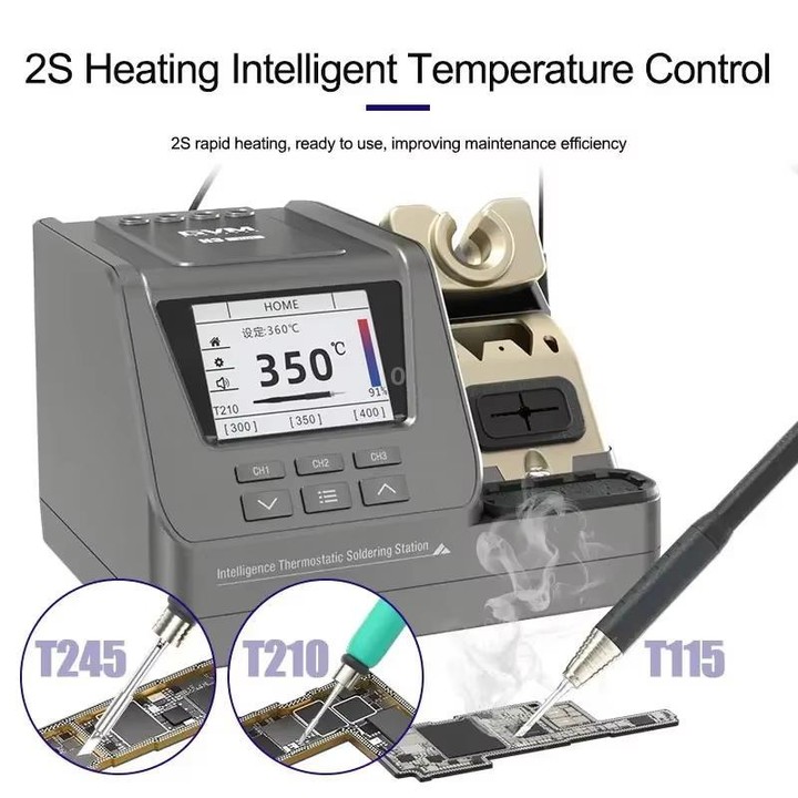 GVM H3 Smart 3 In 1 Electric Welding Station Mainboard Soldering Iron Smartphone Repair Smart Constant Temperature Soldering Iro