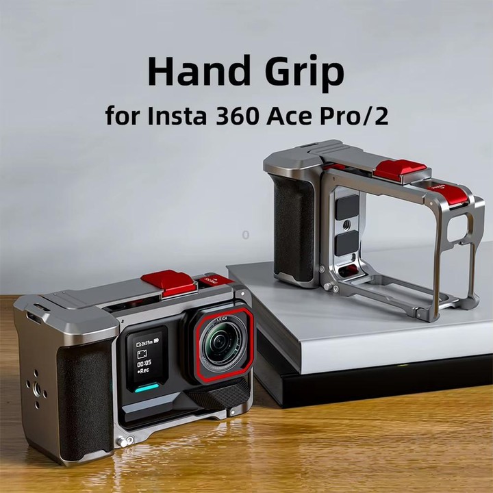 For Insta360 Ace Pro 2 / Ace Pro Flymile Xplorer Grip Kit Street Photography Handle Metal Cage Case(AC2013)