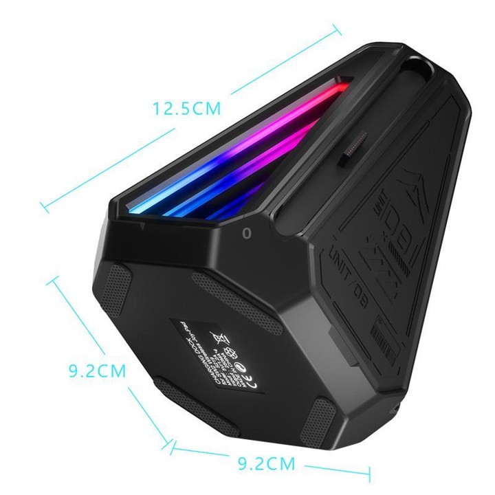 For Nintendo Switch 2 Joy-Con Controllers 4 In 1 Triangular Charging Base With RGB Light(Black)