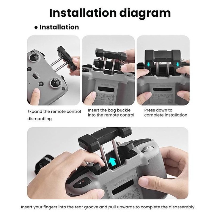 BRDRC Screen Remote Control Lanyard For DJI MINI 4 PRO/MAVIC 3/AIR 2S/NEO(For RC/RC2/RC PRO)