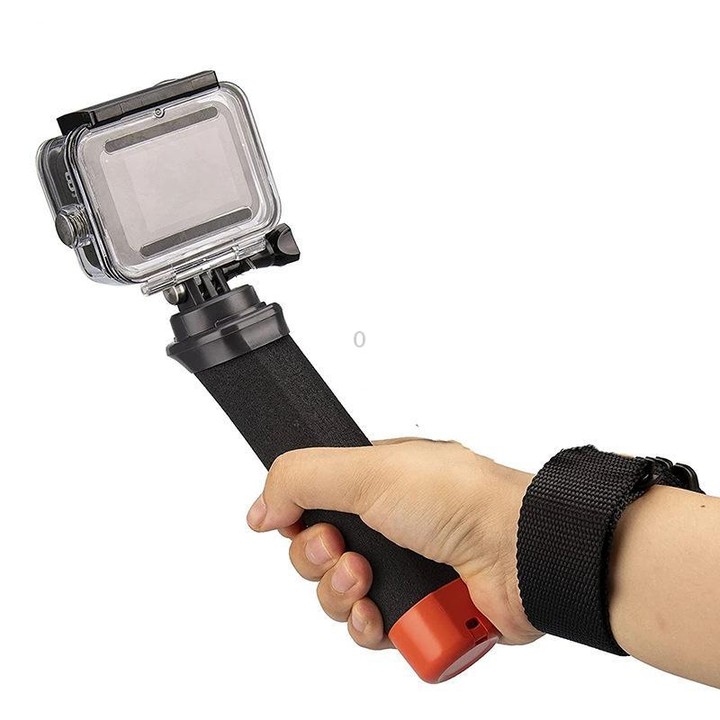 Floating Hand Grip For GoPro/DJI/Insta360 Action Camera Waterproof Buoyant Handle With Anti-Loss Steel Cable