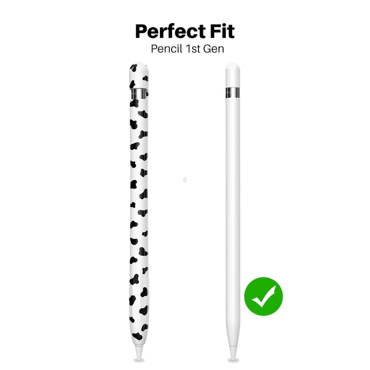 For Apple Pencil 1 AhaStyle PT93CW Silicone Protective Case(Black)