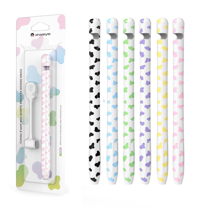 For Apple Pencil 1 AhaStyle PT93CW Silicone Protective Case(Green)