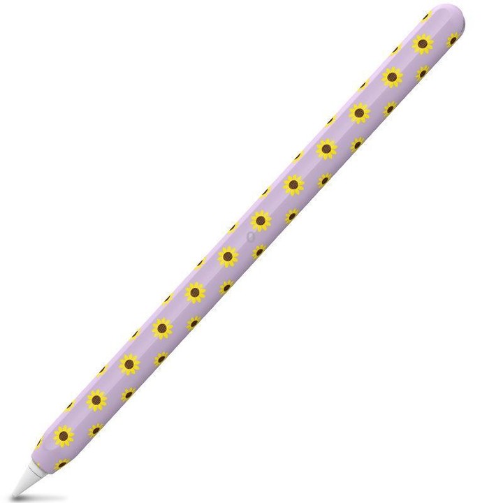 For Apple Pencil Pro / 2 AhaStyle PT65-SF Lightweight Silicone Protective Case(Purple)