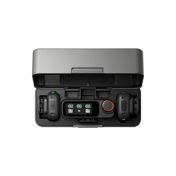 Original 2 TX + 1 RX + Charging Case + 8 Pin Phone Adapter For DJI Mic 3