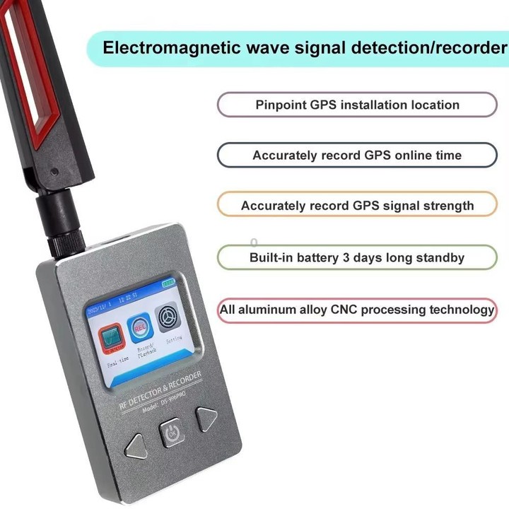 DS-996PRO Car Positioning Monitoring Scanning Detector Wireless Signal Strong Magnetic Tracker Detector