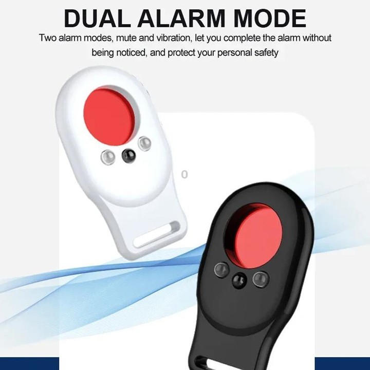 Hotel Anti-Sneak Camera Surveillance Camera Detector Infrared Detection+Laser Detection+Vibration Alarm(Black)